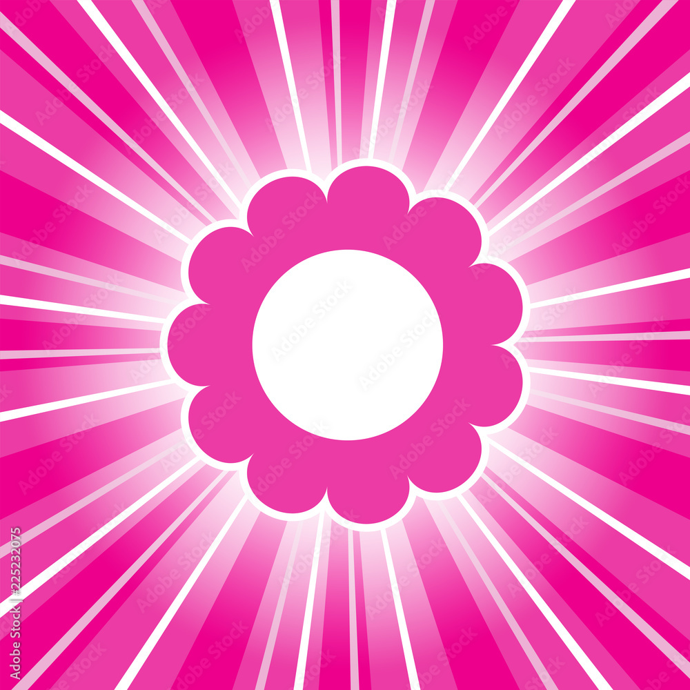 Pink Flower Glow Sunrise Pink Flower Glow Sunrise