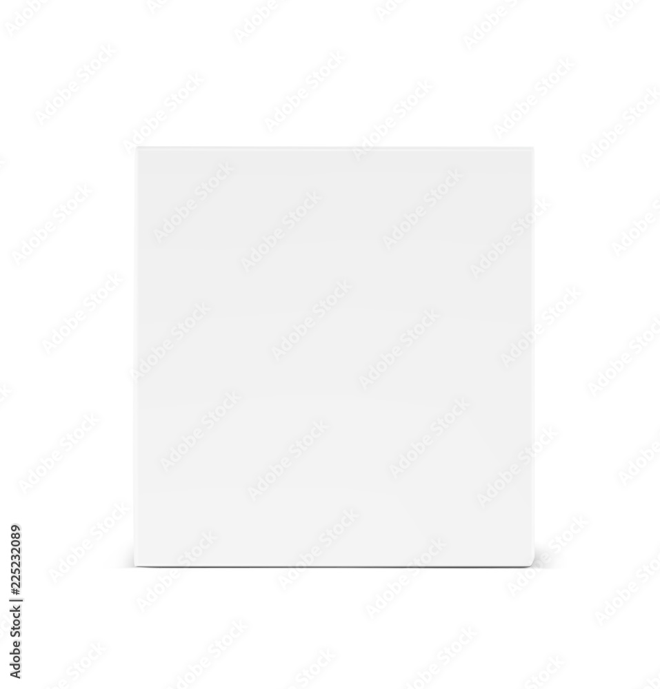 Universal mockup of blank cardboard box. Vector illustration isolated on white background, ready and simple to use for your design. EPS10. Universal mockup of blank cardboard box. Vector illustration isolated on white background, ready and simple to use for your design. EPS10.