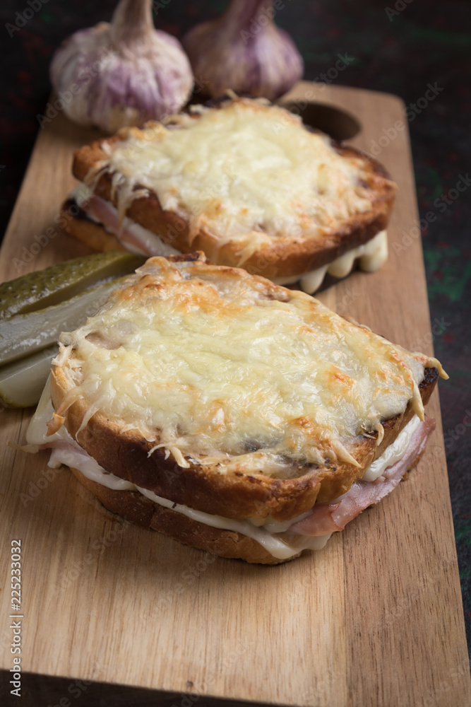 French croque monsieur sandwich French croque monsieur sandwich