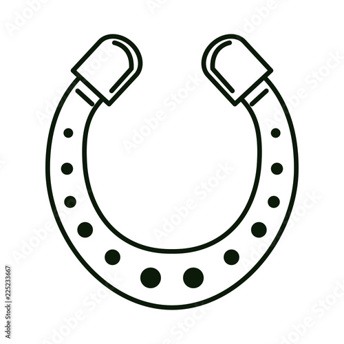 Horseshoe irish lucky symbol