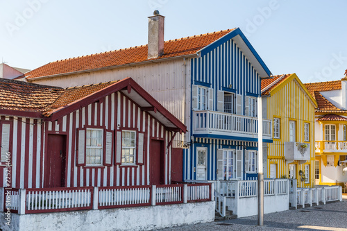 Costa Nova typical striped houses