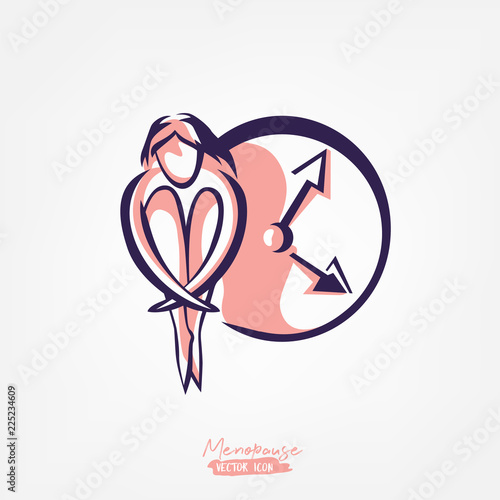Menopause vector icon