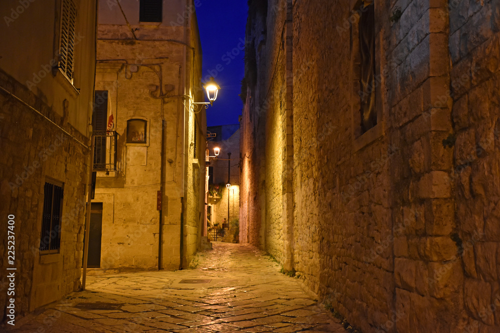 Italy, Casamassima, alley of the historic center.