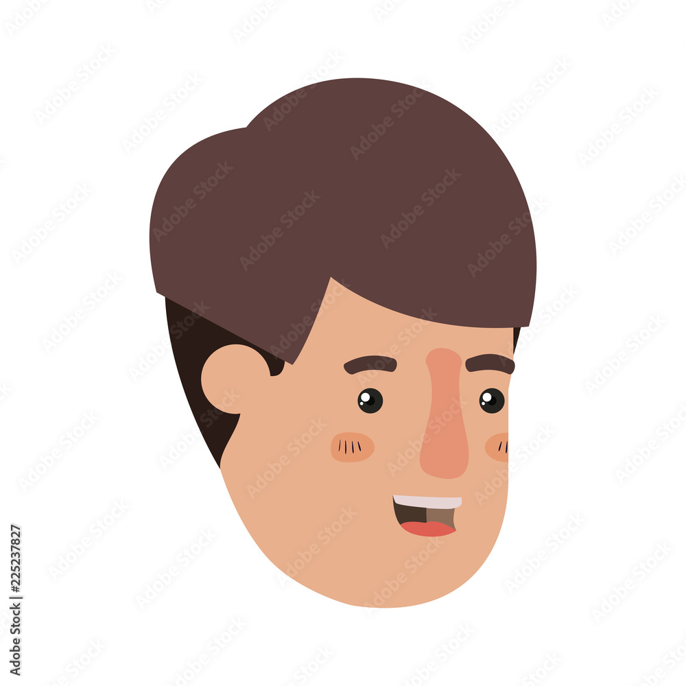 head of man avatar character head of man avatar character