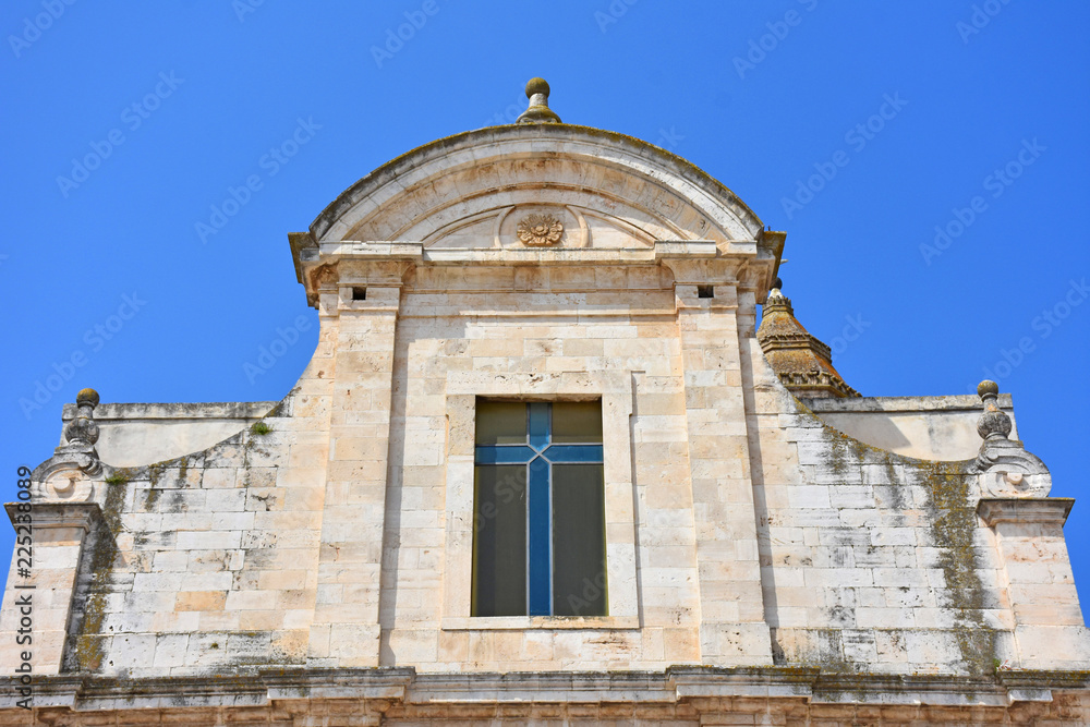 Italy, Casamassima, Church of Purgatory, view and details.