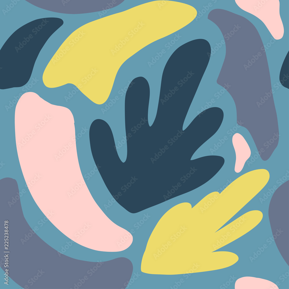 Fototapeta premium Abstract brushstroke seamless background, colorful patter.