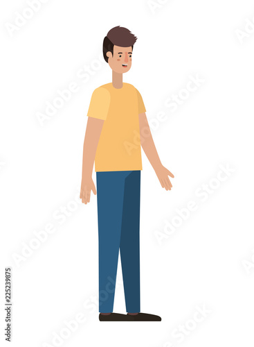 young man avatar character