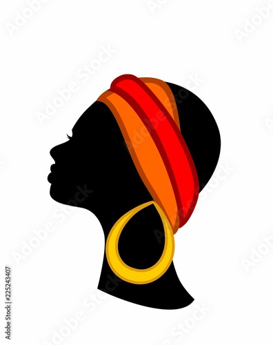 profile of an African woman
