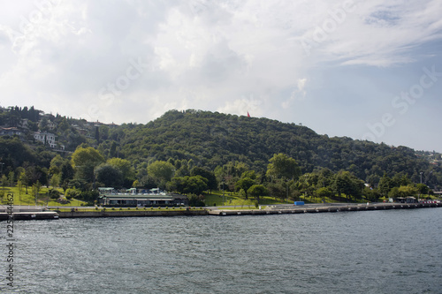 Wallpaper Mural View of public park and forest by Bosphorus in Istanbul. It is a sunny summer day. Torontodigital.ca
