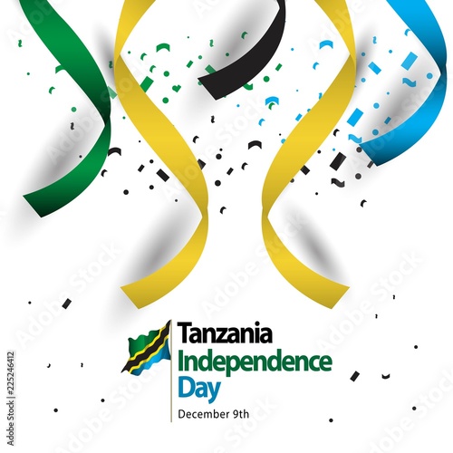 Tanzania Independence Day Vector Template Design Illustration