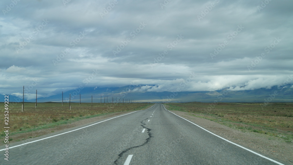 Fototapeta premium Дорога Кош-Агач - Ташанта