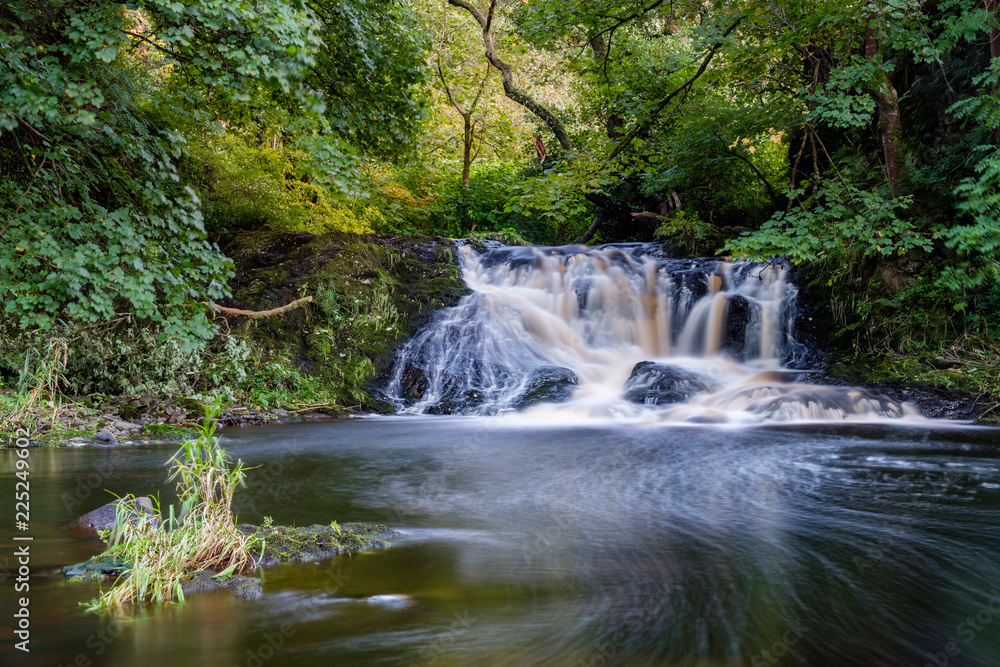 Spectacle E'e Falls, near Strathaven and Sandford, Scotland, UK Spectacle E'e Falls, near Strathaven and Sandford, Scotland, UK