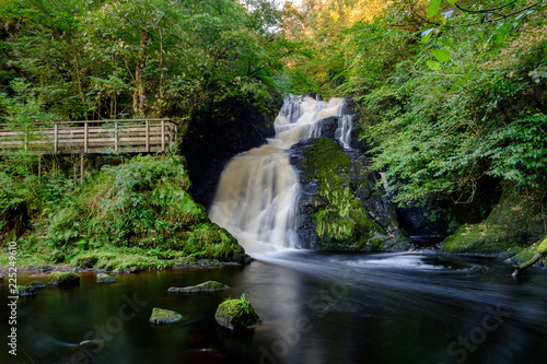 Spectacle E e Falls  near Strathaven and Sandford  Scotland  UK