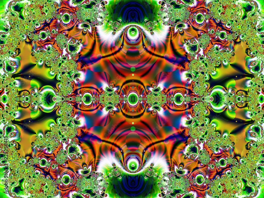 Abstract digital artwork. The play of light and color in drops of liquid or folds of satin and silk fabrics. Fractal graphics technology. Abstract digital artwork. The play of light and color in drops of liquid or folds of satin and silk fabrics. Fractal graphics technology.