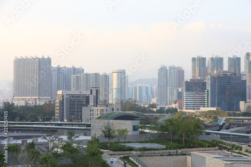 Skyline of Kowloon Peninsula  Hong Kong