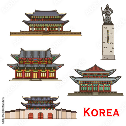 South Korea Seoul famous architecture facade icons