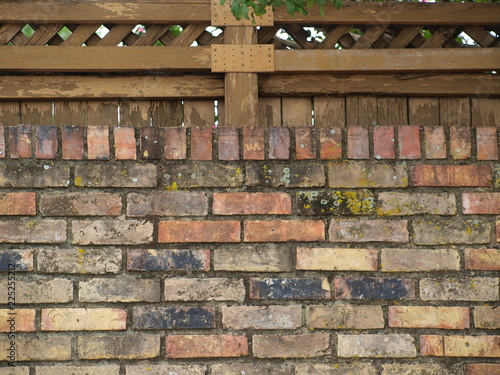 Textures of Brick and Wood Combined