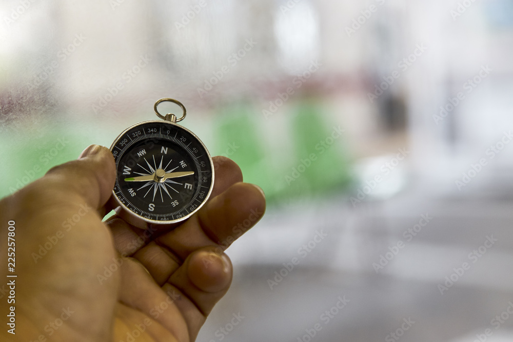 Compass in the hand Compass in the hand