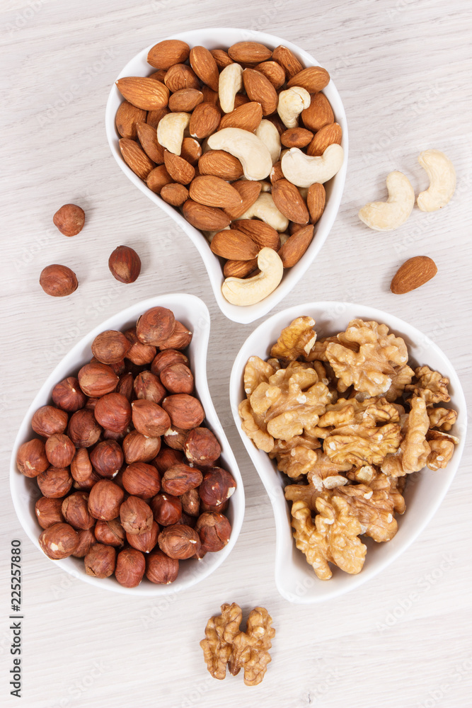Different nuts and almonds as source vitamins and minerals Different nuts and almonds as source vitamins and minerals