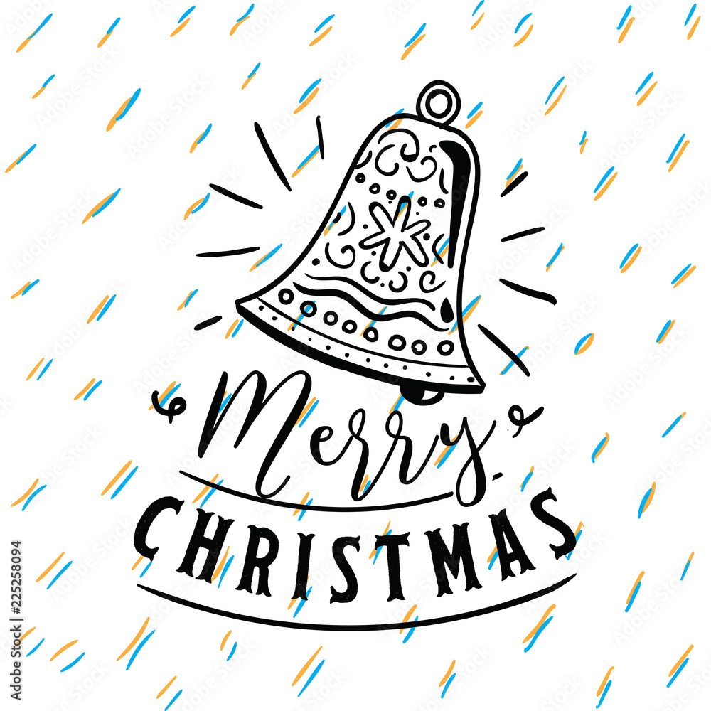 Merry Christmas typography. Merry Christmas typography.