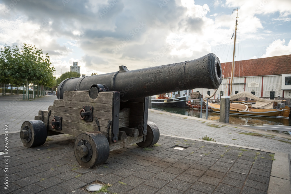 old cannon from Zierikzee