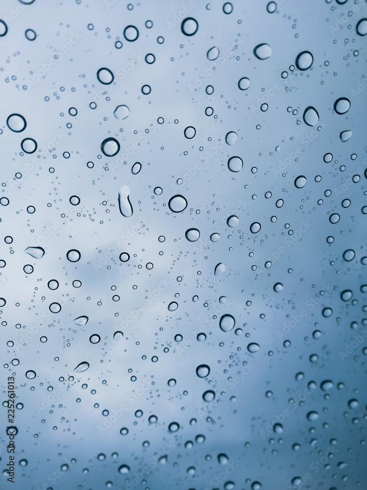 raindrops on glass raindrops on glass
