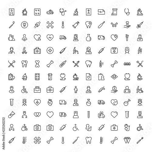 Orthodontic flat icon