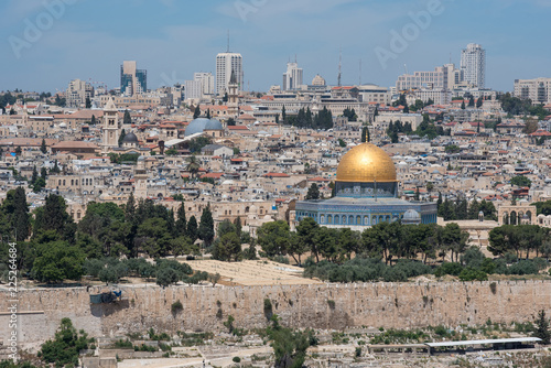 Jerusalem and Dome of the Rock, Israel