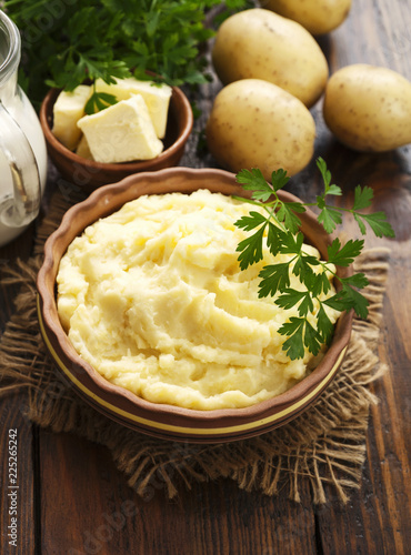 Mashed potato with milk