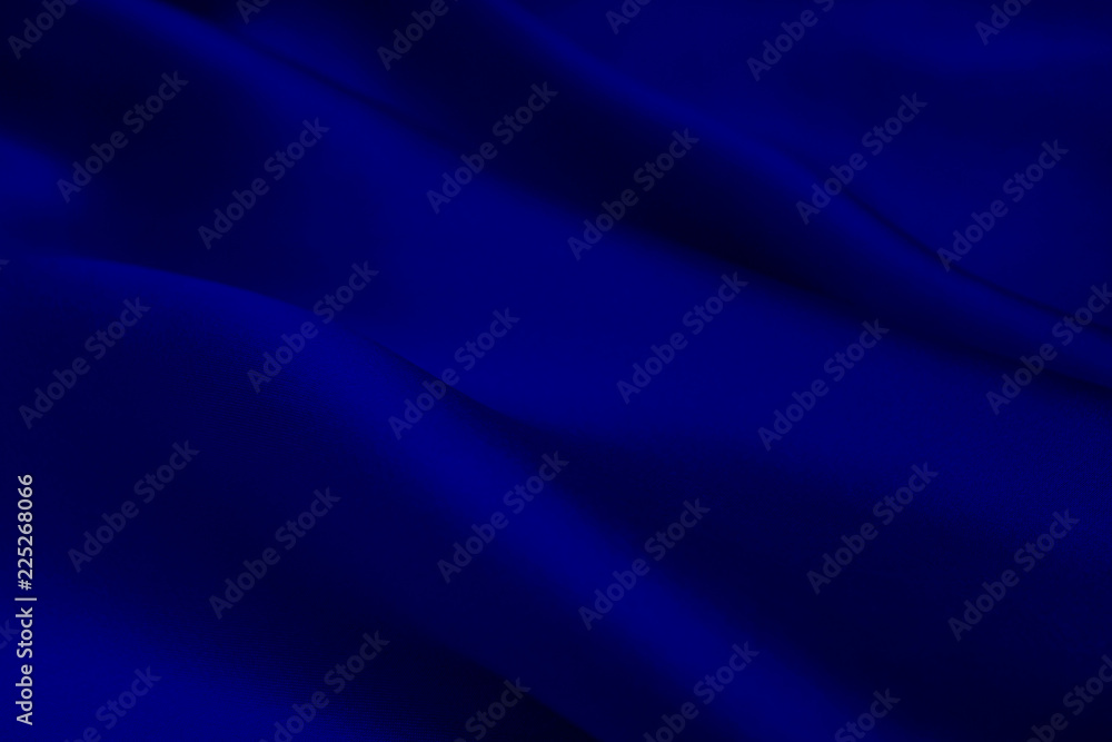 Fototapeta premium 絹の布地 青