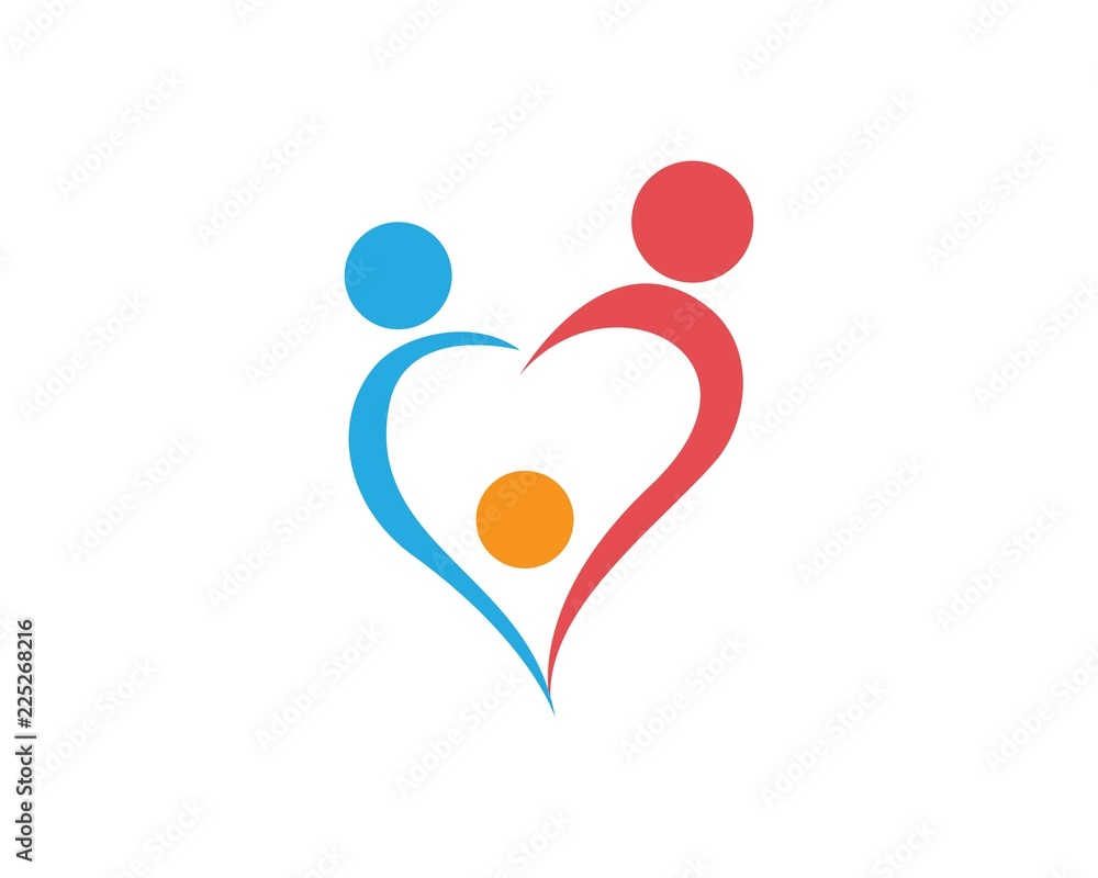 Community network and social icon Community network and social icon