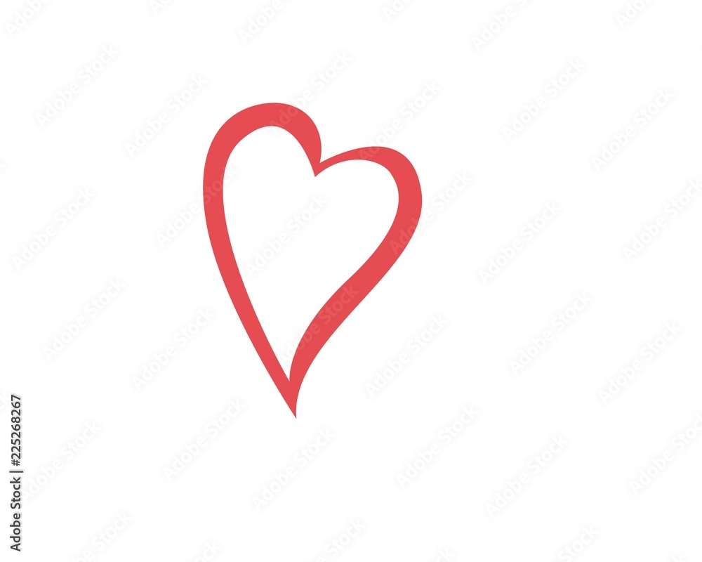 Love Logo Template Vector Icon