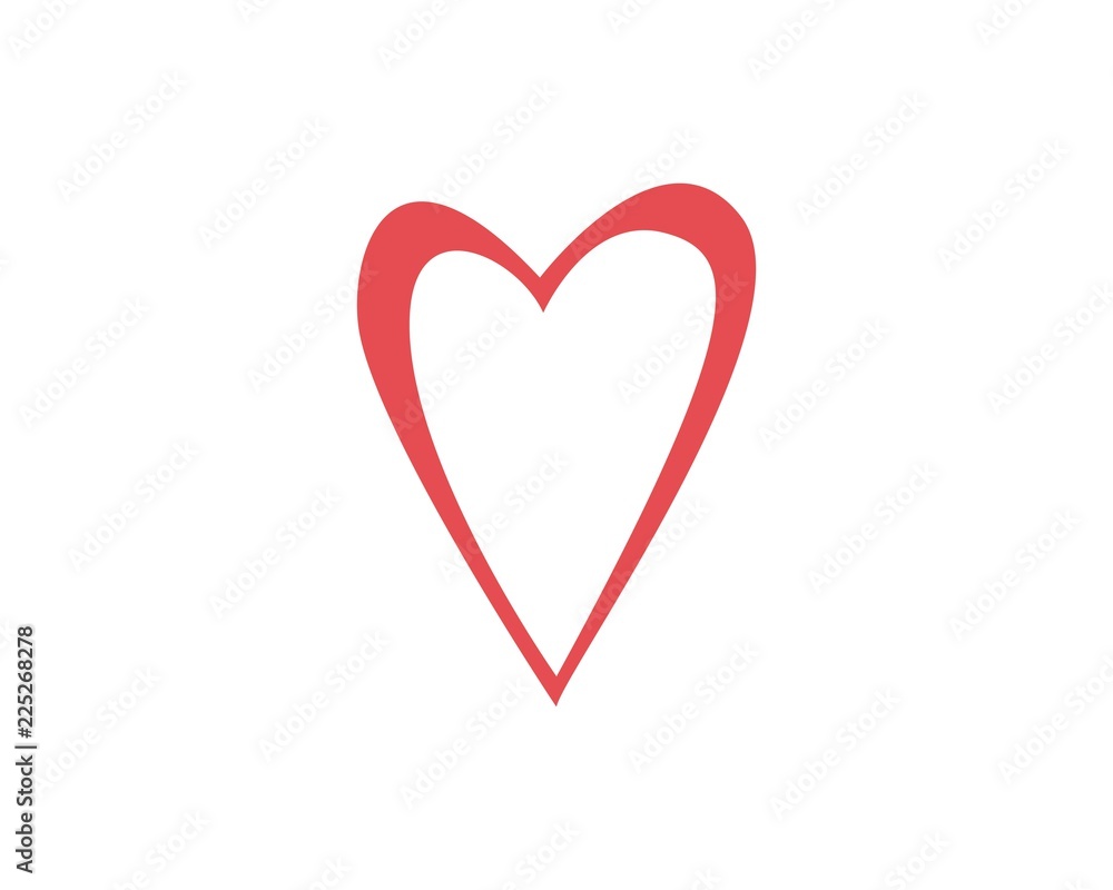 Love Logo Template Vector Icon