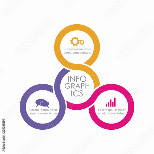 Infographic design template with place for your data. Vector illustration.