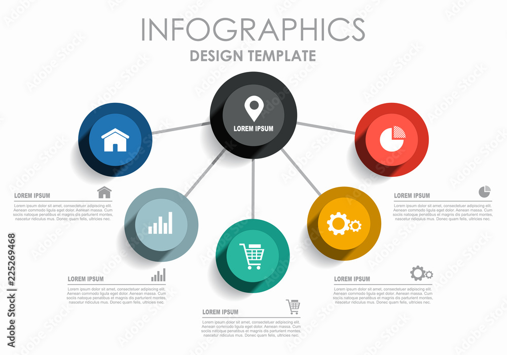 Infographic design template with place for your data. Vector illustration. Infographic design template with place for your data. Vector illustration.