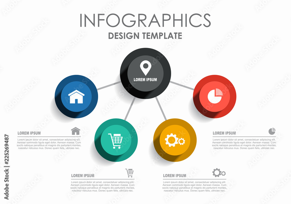 Infographic design template with place for your data. Vector illustration. Infographic design template with place for your data. Vector illustration.