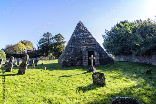 Pyramid tomb of Mad Jack Fuller (1811), Brightling Church, East Sussex, England photo