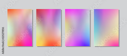 Wallpaper Mural Screen gradient set with modern abstract backgrounds. Torontodigital.ca