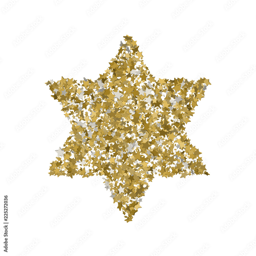 3d Golden star vector banner. Simple form. Template , card, vip, exclusive, certificate, gift luxury privilege voucher store present shopping 3d Golden star vector banner. Simple form. Template , card, vip, exclusive, certificate, gift luxury privilege voucher store present shopping
