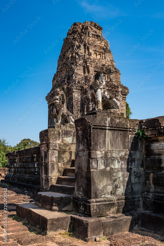 Naklejka premium Kambodscha - Angkor - Östlicher Mebon