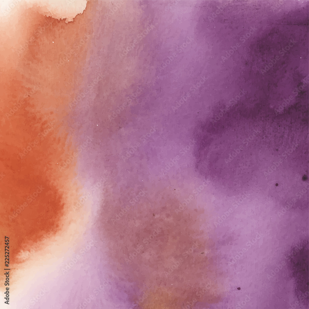Fototapeta premium Colorful watercolor abstract background vector