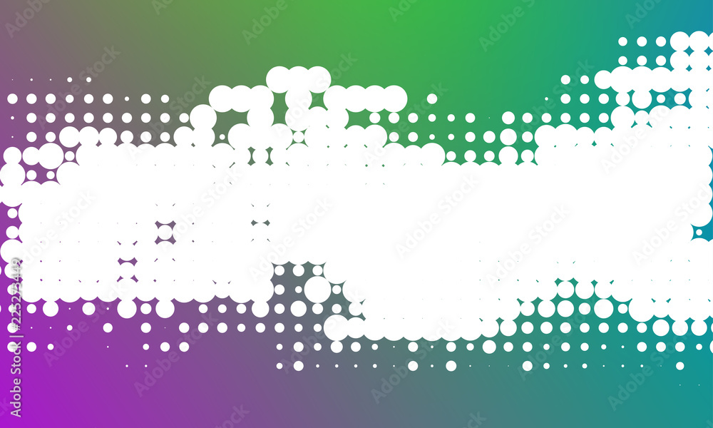 Obraz premium Gradient halftone dots background. color vector illustration eps10
