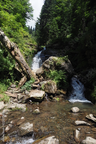 Mendelikha waterhall in Sochi region photo