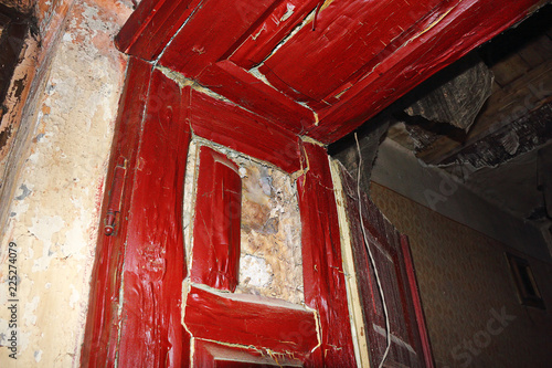 dry rot on door frame photo
