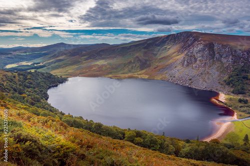 Guinness Lake - Lough Tay in the Wicklow Mountains near Dublin  Ireland