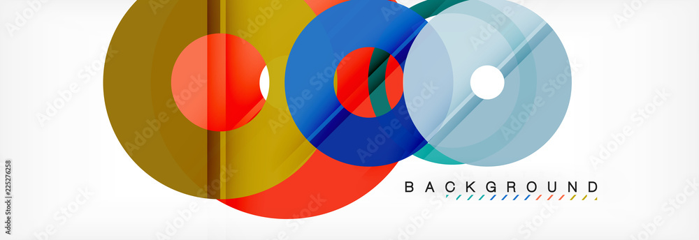 Geomtric modern backgrounds, rings abstract template Geomtric modern backgrounds, rings abstract template