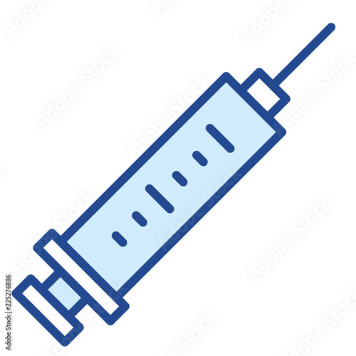 Spritze, Medizin Vector Icon Illustration