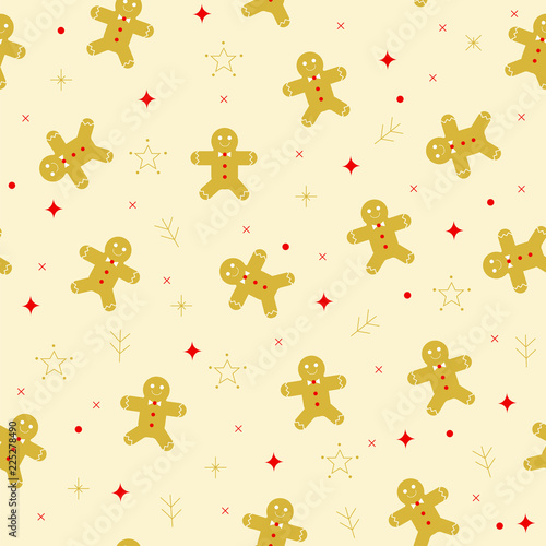 Winter seamless pattern background vector illustration