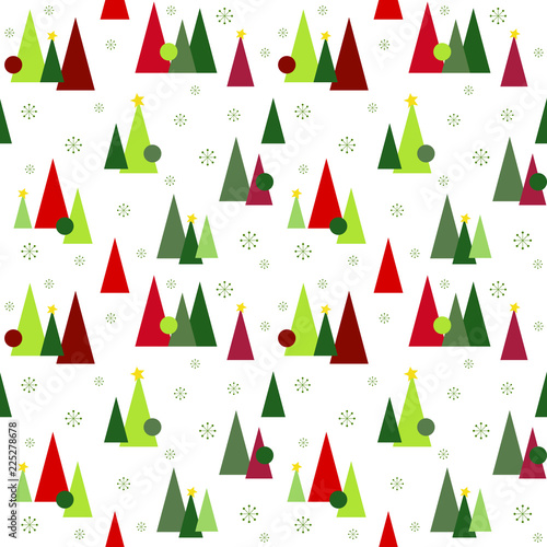 Winter seamless pattern background vector illustration