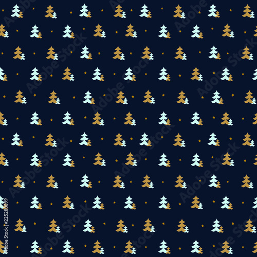 Winter seamless pattern background vector illustration